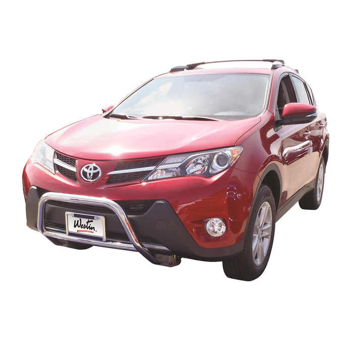 Westin 32-21170 Contour Safari Bull Bar; 2 in. Tube Diameter; Stainless Steel; w/Mount Kit; - Truck Part Superstore