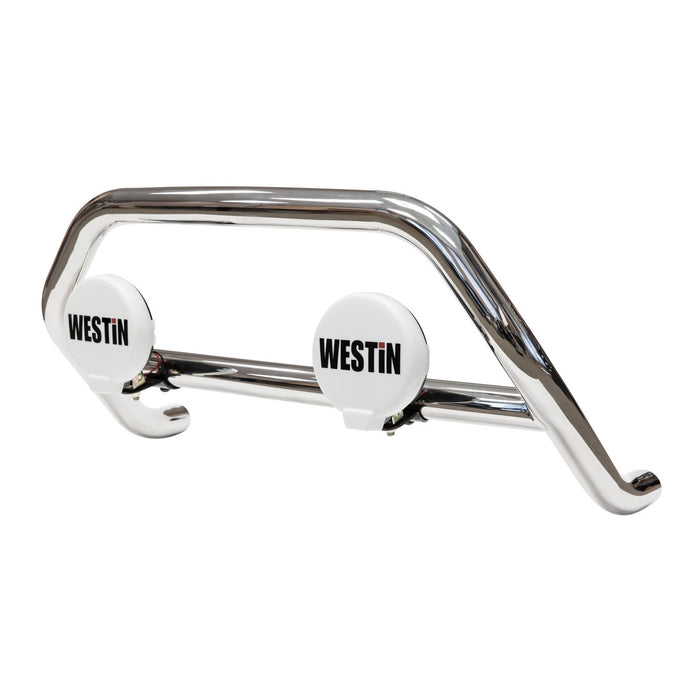 Westin 32-21200 Contour Safari Bull Bar; 2.5 in.; Stainless Steel; w/Mount Kit; - Truck Part Superstore