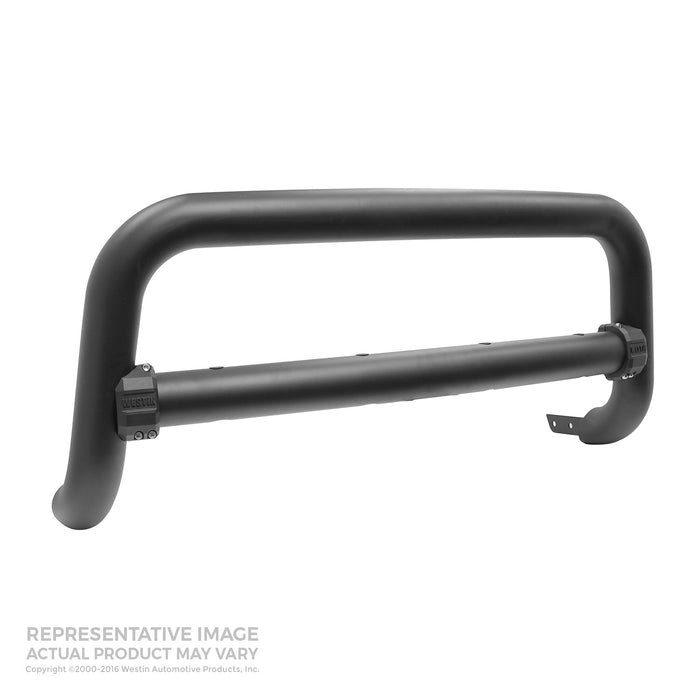 Westin 32-31065T Contour 3.5 Bull Bar; 3.5 in. Tube Diameter; Textured Black Steel; - Truck Part Superstore