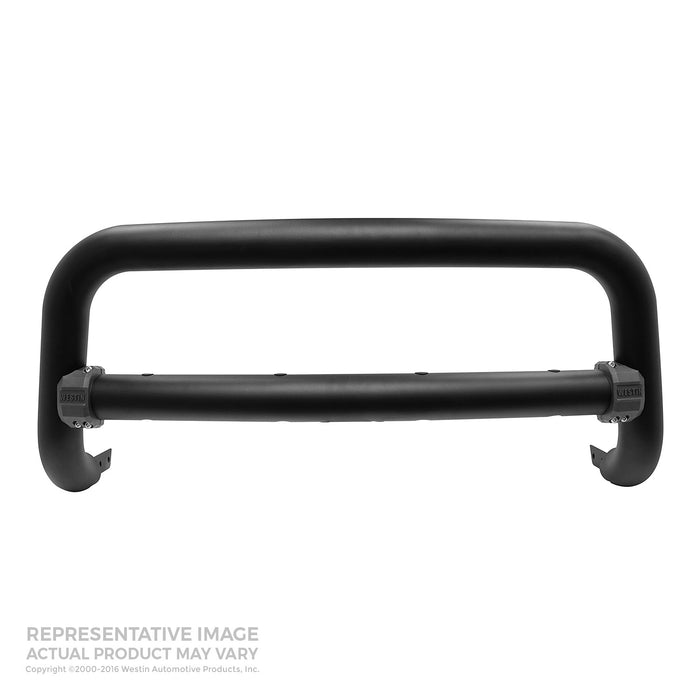 Westin 32-31065T Contour 3.5 Bull Bar; 3.5 in. Tube Diameter; Textured Black Steel; - Truck Part Superstore