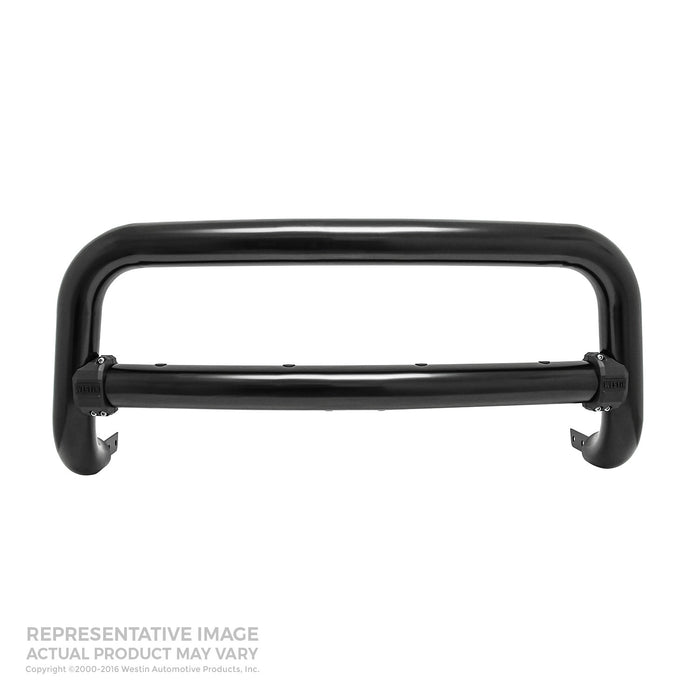 Westin 32-31065 Contour 3.5 Bull Bar; 3.5 in. Tube Diameter; Black Steel; - Truck Part Superstore