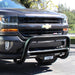 Westin 32-31085 Contour 3.5 Bull Bar; 3.5 in. Tube Diameter; Black Steel; - Truck Part Superstore