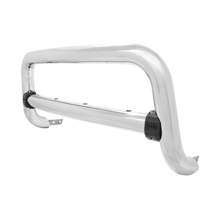Westin 32-31090 Contour 3.5 Bull Bar; 3.5 in. Tube Diameter; Chrome Stainless Steel; - Truck Part Superstore
