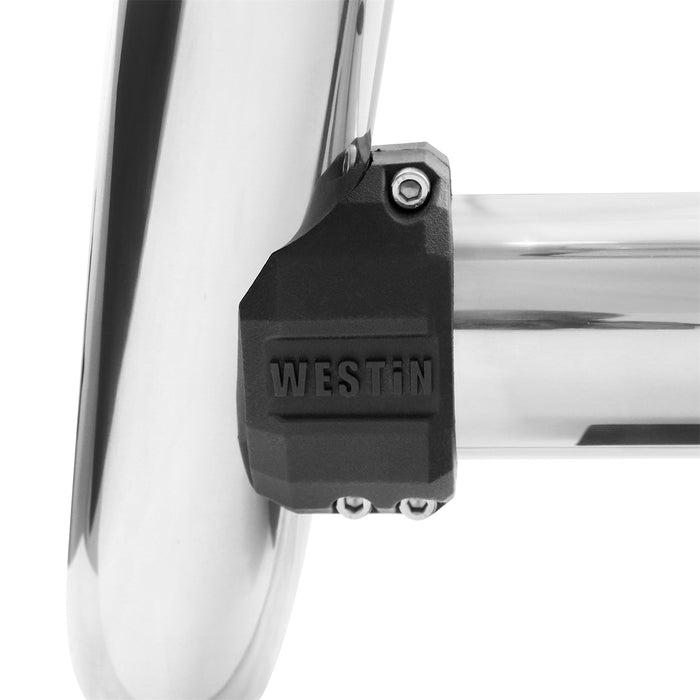 Westin 32-31100 Contour 3.5 Bull Bar; 3.5 in. Tube Diameter; Chrome Stainless Steel; - Truck Part Superstore