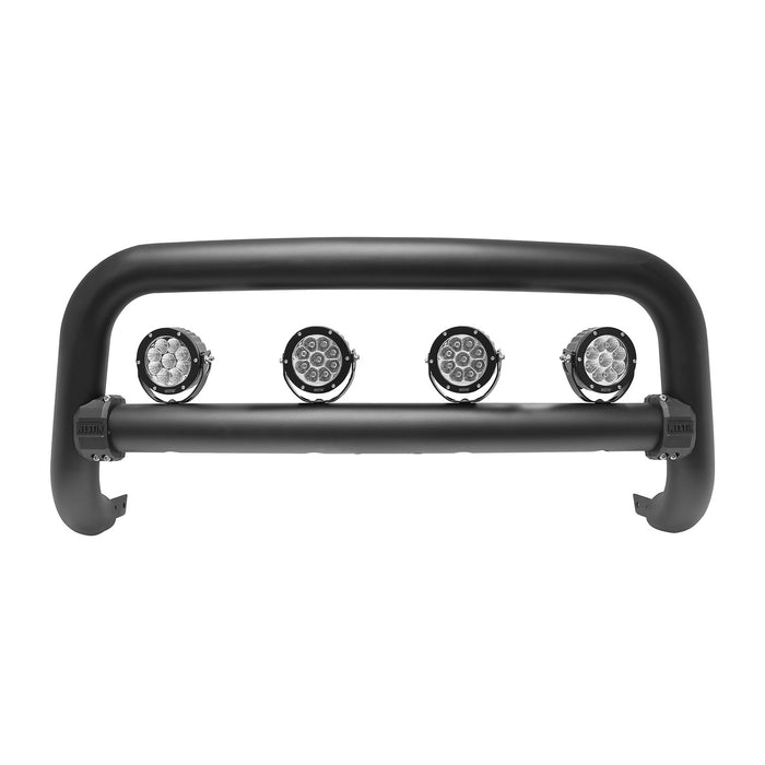 Westin 32-31105T Contour 3.5 Bull Bar; 3.5 in. Tube Diameter; Textured Black Steel; - Truck Part Superstore