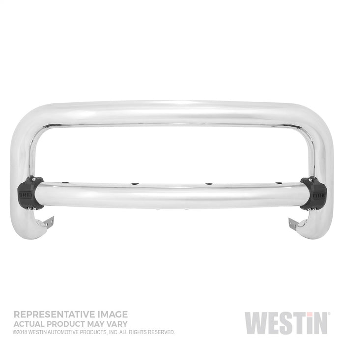 Westin 32-31110 Contour 3.5 Bull Bar; 3.5 in. Tube Diameter; Stainless Steel; - Truck Part Superstore