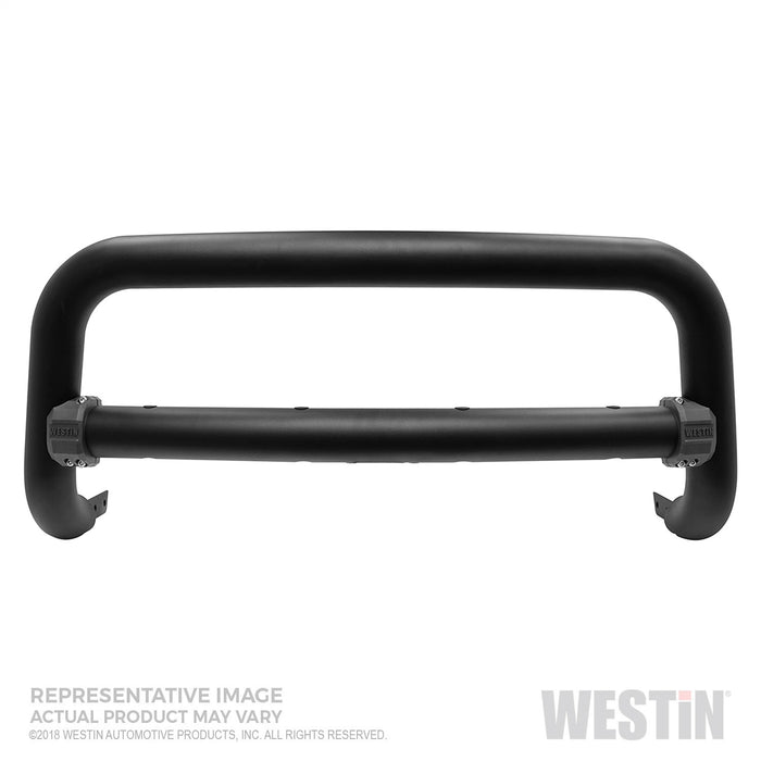 Westin 32-31115T Contour 3.5 Bull Bar; 3.5 in. Tube Diameter; Textured Black Steel; - Truck Part Superstore