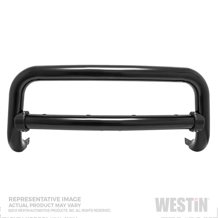 Westin 32-31115 Contour 3.5 Bull Bar; 3.5 in. Tube Diameter; Black Steel; - Truck Part Superstore