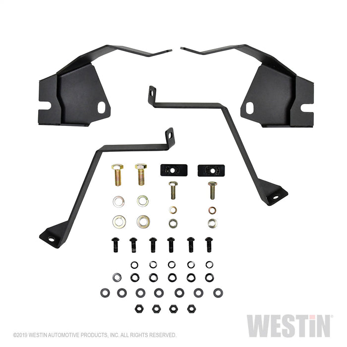 Westin 32-31125T Contour 3.5 Bull Bar; 3.5 in.; Textured Black; - Truck Part Superstore