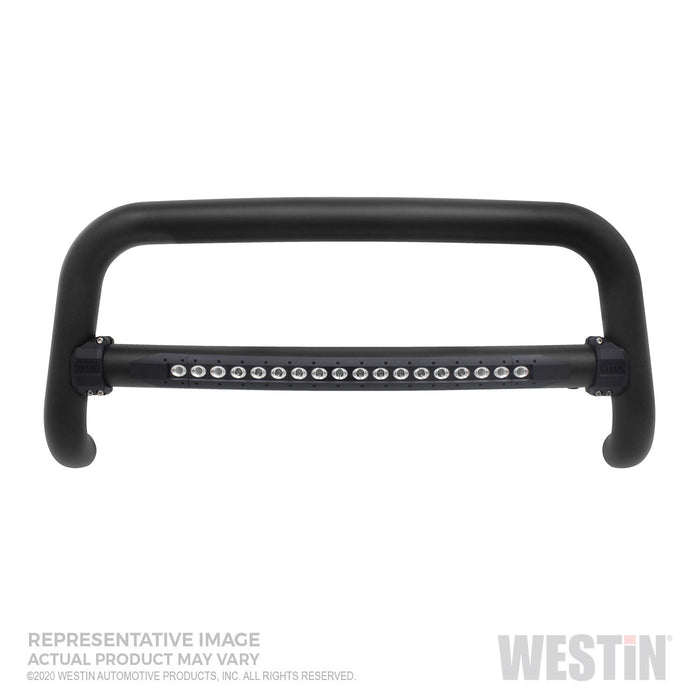 Westin 32-31155T-L Contour LED DRL Bull Bar; Steel; Textured Black; - Truck Part Superstore