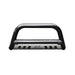 Westin 32-3585 Ultimate Bull Bar; 3 in. Dia.; Black Steel; w/Stainless Steel Skid Plate; - Truck Part Superstore