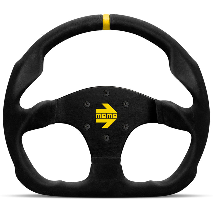 MOMO AUTOMOTIVE ACCESSORIES R1960/32S MOD 30 Steering Wheel Black Suede