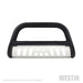 Westin 33-1285 Ultimate Bull Bar; 2.5 in. Dia.; Black Steel; w/Stainless Steel Skid Plate; - Truck Part Superstore