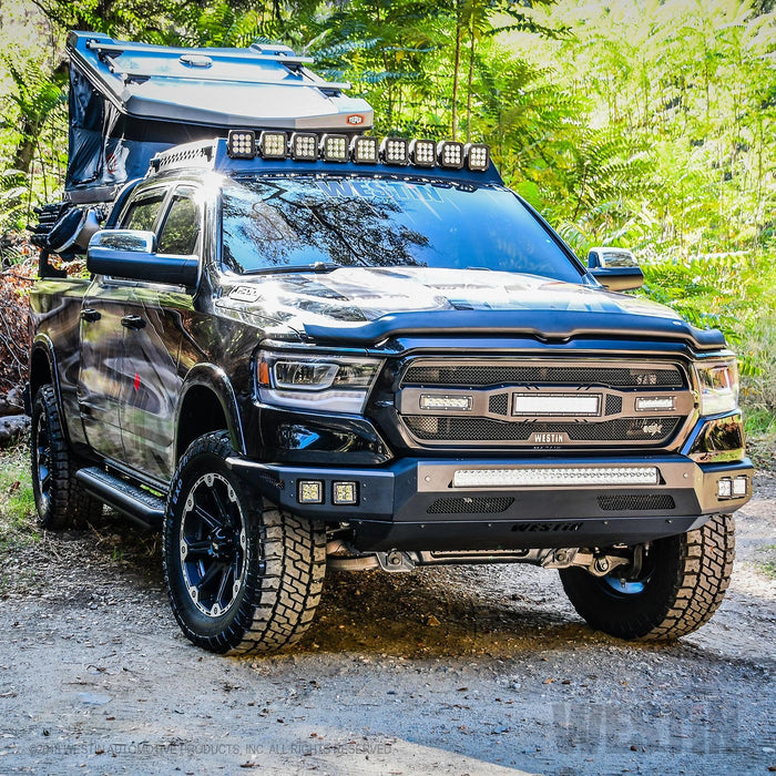 Westin 34-1145 HDX LED Grille; Textured Black; - Truck Part Superstore