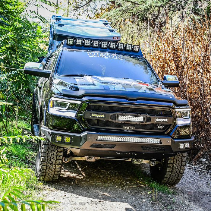 Westin 34-1145 HDX LED Grille; Textured Black; - Truck Part Superstore