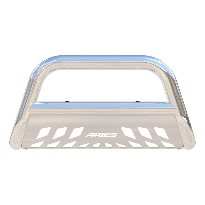 ARIES 35-3001 3" Polished Stainless Bull Bar, Select Ford Excursion, F-250, F-350 Super Duty for Select Ford F-250