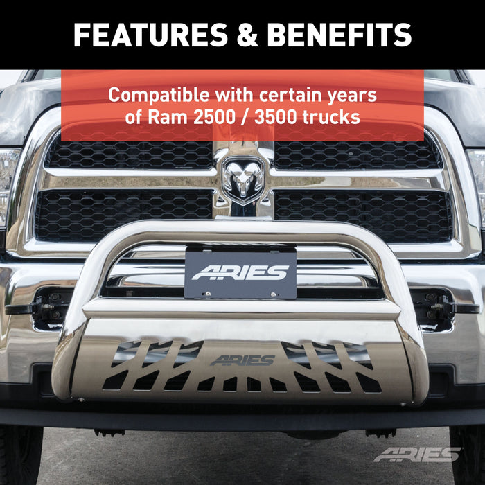 ARIES 35-5TOW Bull Bar Tow Hooks for Dodge, Ram Trucks