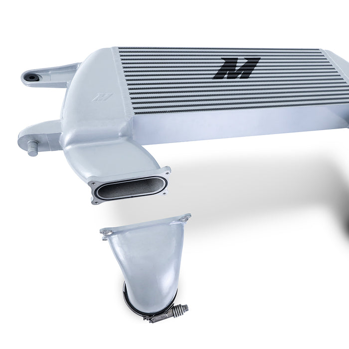 Mishimoto MMINT-BR23-21HKSLBK High-mount Intercooler Kit, 2021+ Ford Bronco 2.3L, Silver Core, Black Pipes - Truck Part Superstore