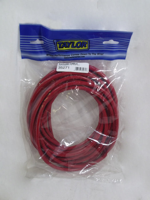 Taylor Cable 35271 Spiro-Pro Wound Ignition Wire; Bulk Roll; 30 ft.; Red; - Truck Part Superstore