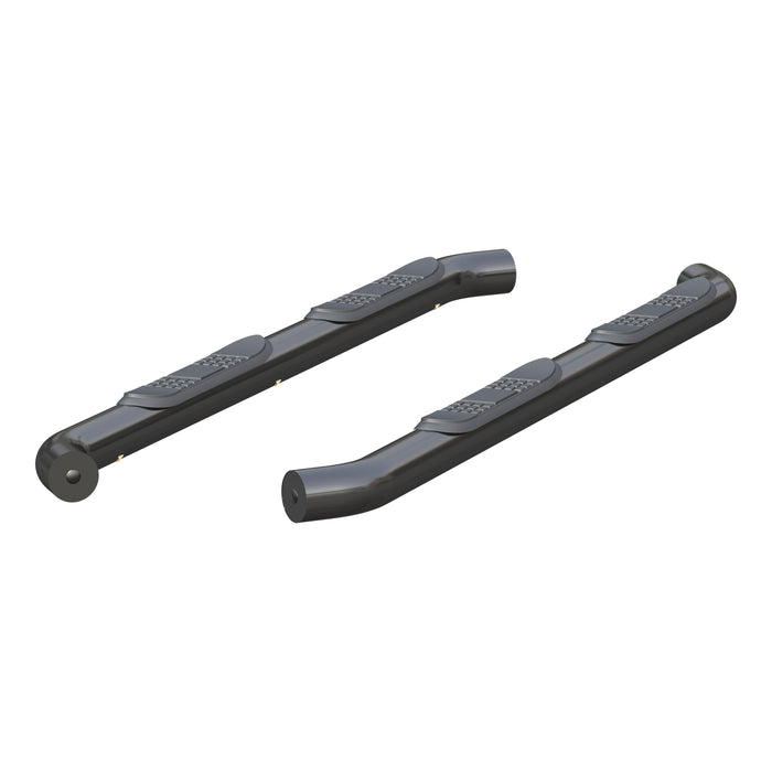 ARIES 35701 3" Round Black Steel Side Bars, Select Jeep Wrangler JL Unlimited for Select Jeep Wrangler