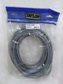 Taylor Cable 35874 Spiro-Pro Wound Ignition Wire; Bulk Roll; 30 ft.; Gray - Truck Part Superstore