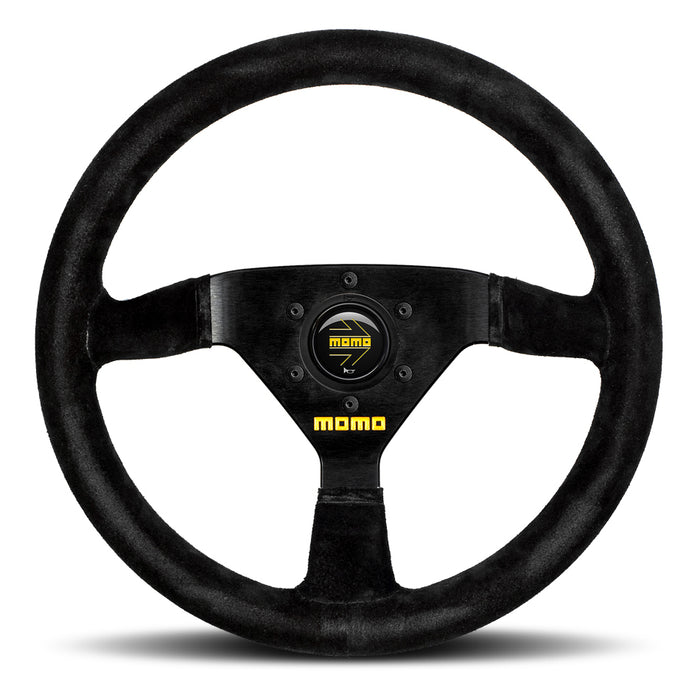 MOMO AUTOMOTIVE ACCESSORIES R1913/35S MOD 69 Steering Wheel Black Suede