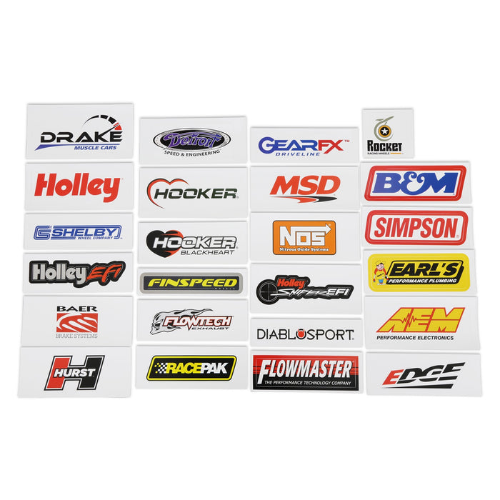 Holley 36-564 Holley Sticker Pack; Modern Muscle Brands; 24 Pcs.; - Truck Part Superstore