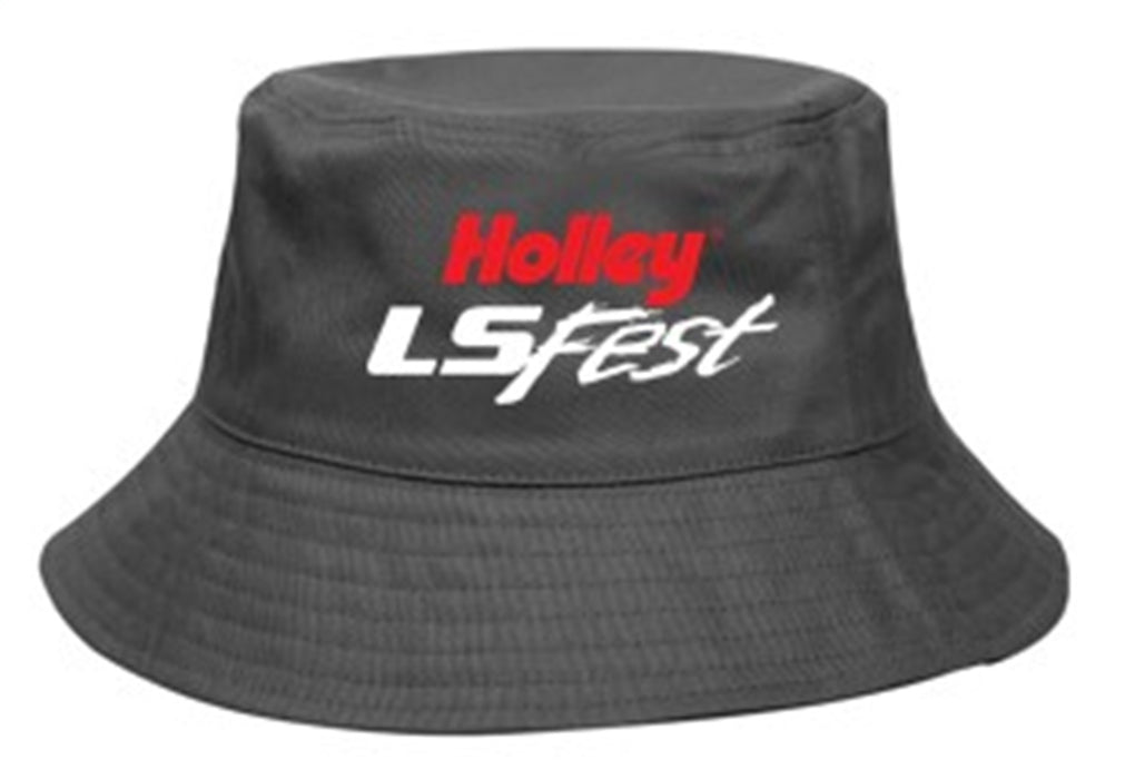 Holley 36-574 LS Fest Hat; Reversible Bucket Hat; Red/Black; - Truck Part Superstore