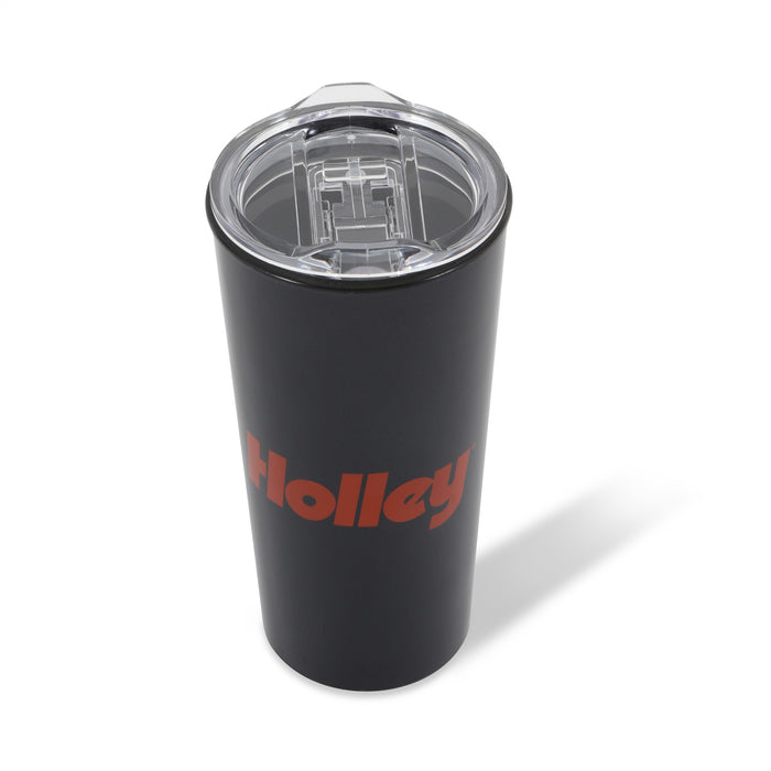 Holley 36-587 Holley Tumbler; 18 oz.; Travel Mug; Black; - Truck Part Superstore