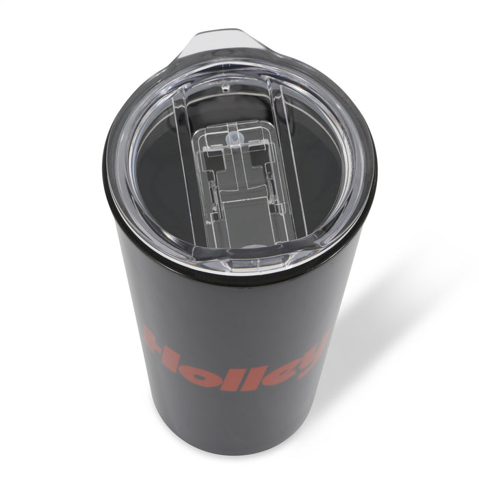 Holley 36-587 Holley Tumbler; 18 oz.; Travel Mug; Black; - Truck Part Superstore