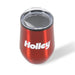 Holley 36-589 Holley Wine Tumbler; 12 oz; Stainless Steel; Red; - Truck Part Superstore
