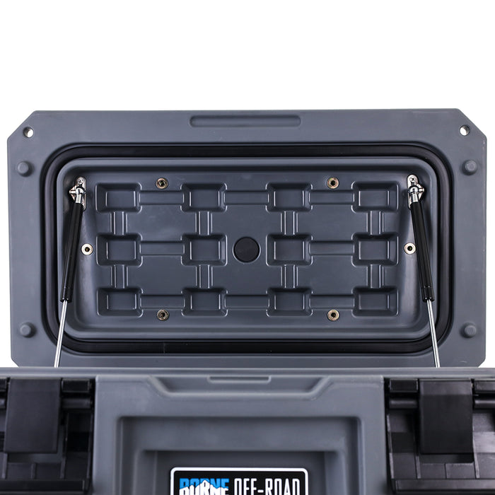 Mishimoto BNHC-053LG Borne Off-Road Hard Case, 53QT, Gunship Gray - Truck Part Superstore