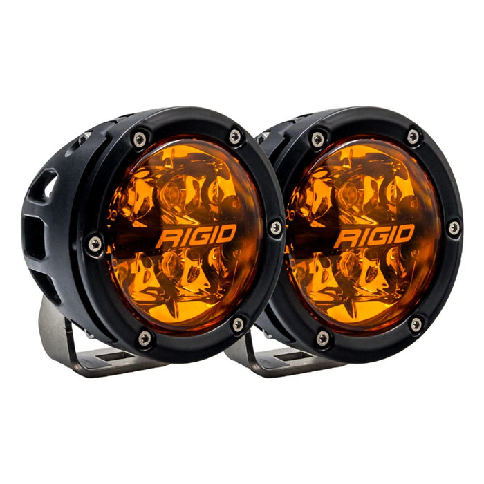 Rigid Industries 36123 360-Series 4 Inch Spot with Amber PRO Lens Pair Rigid Industries - Truck Part Superstore