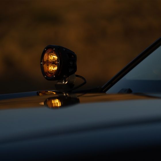 Rigid Industries 36123 360-Series 4 Inch Spot with Amber PRO Lens Pair Rigid Industries - Truck Part Superstore