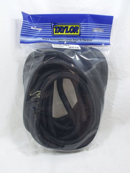 Taylor Cable 37030 Flexbraid Wire and Hose Covering; 0.5 in. I.D.; 25 ft.; Black; - Truck Part Superstore
