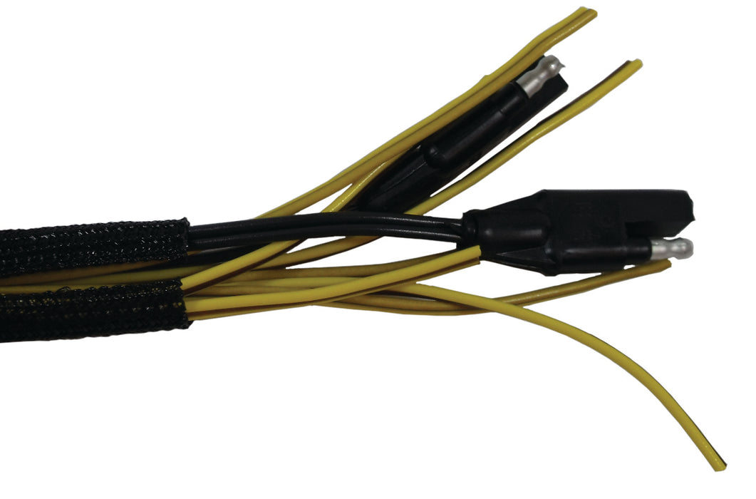 Taylor Cable 37060 Flexbraid Wire and Hose Covering; 1.5 in. I.D.; 4 ft.; Black; - Truck Part Superstore