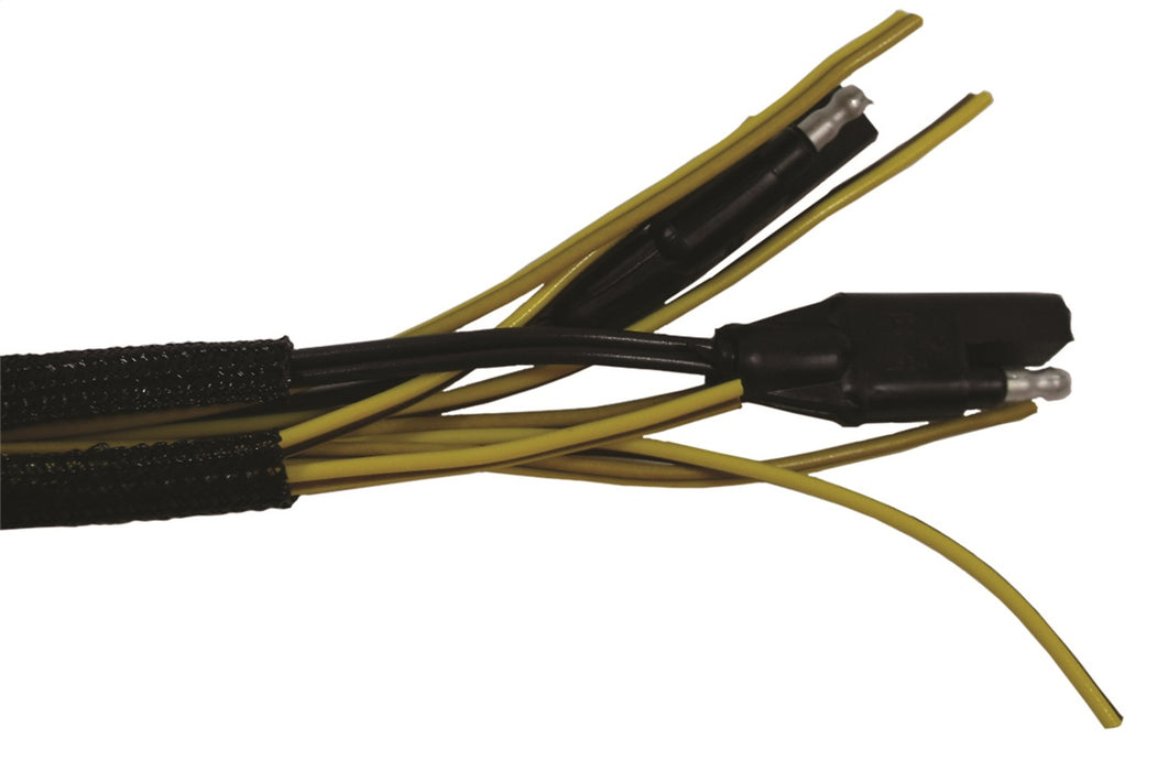 Taylor Cable 37020 Flexbraid Wire and Hose Covering; 3/8 in. I.D.; 25 ft.; Black; - Truck Part Superstore