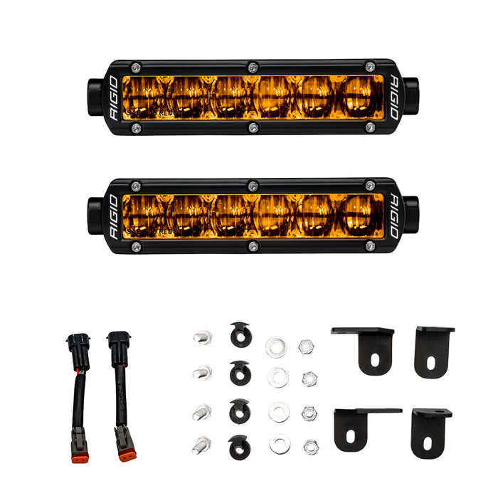 Rigid Industries 37201 2022+ Toyota Tundra 6 Inch SR-Series Selective Yellow Fog Light Kit RIGID Industries - Truck Part Superstore