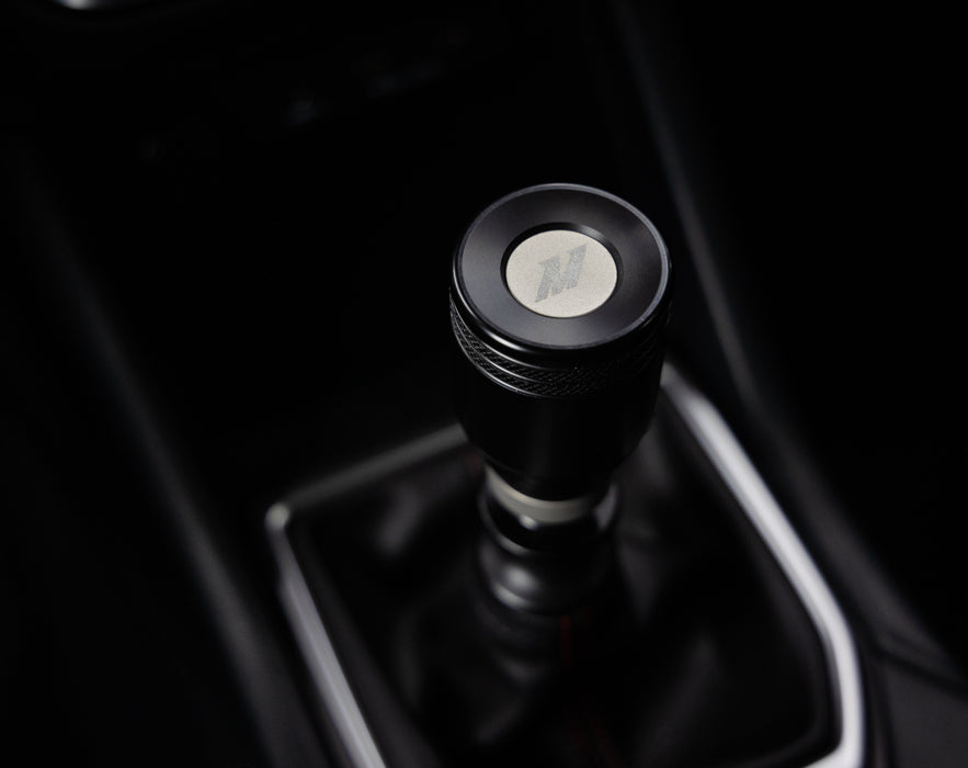 Mishimoto MMSK-WRX-22BK Weighted Shift Knob, Fits Subaru WRX 2022+, Black, Silver Core - Truck Part Superstore