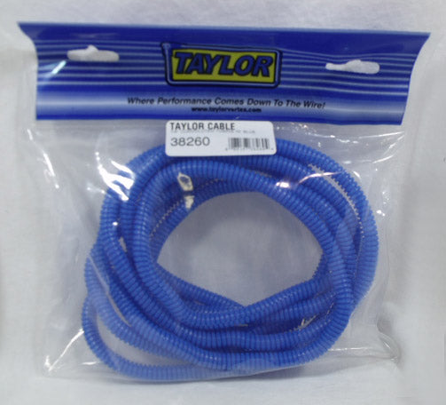Taylor Cable 38260 Convoluted Tubing; 0.25 in. I.D.; 10 ft.; Blue - Truck Part Superstore