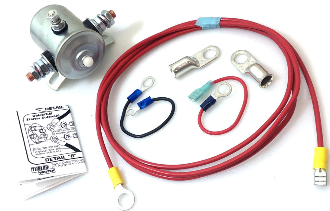 Taylor Cable 383480 Hot Start / Bump Start Solenoid Kit; Chevy And Ford; - Truck Part Superstore