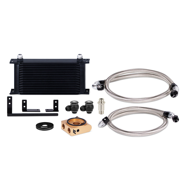 Mishimoto MMOC-MIA-19TBK Thermostatic Oil Cooler Kit, fits 2019+ Mazda Miata ND2, Black - Truck Part Superstore