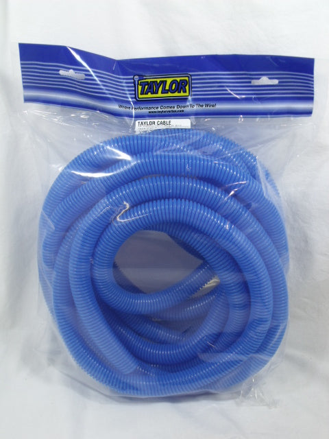 Taylor Cable 38761 Convoluted Tubing; 0.75 in. I.D.; 25 ft.; Blue; - Truck Part Superstore