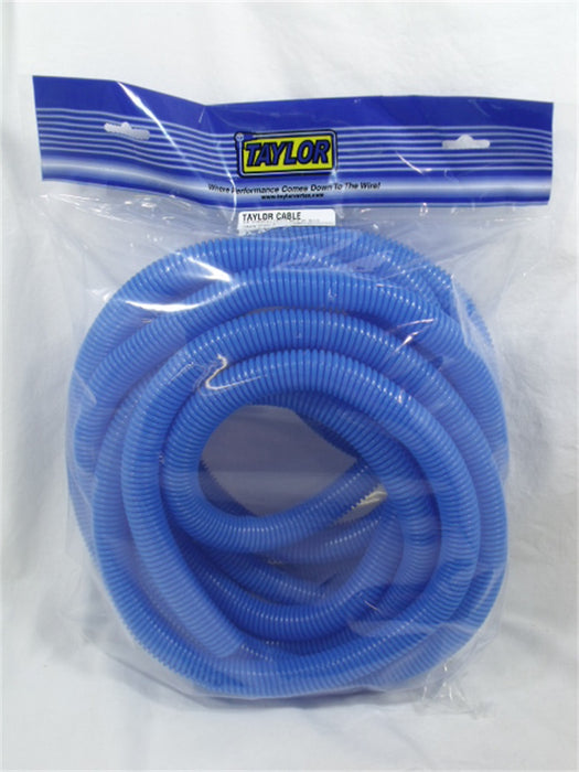Taylor Cable 38761 Convoluted Tubing; 0.75 in. I.D.; 25 ft.; Blue; - Truck Part Superstore