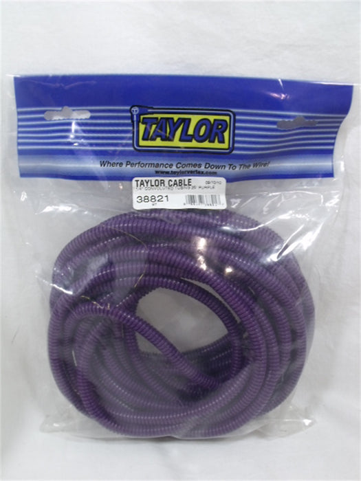 Taylor Cable 38821 Convoluted Tubing; 0.25 in. I.D.; 25 ft.; Purple; - Truck Part Superstore