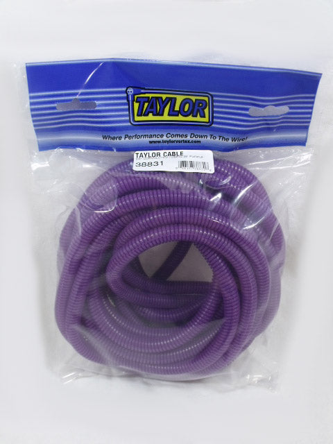Taylor Cable 38831 Convoluted Tubing; 3/8 in. I.D.; 25 ft.; Purple; - Truck Part Superstore