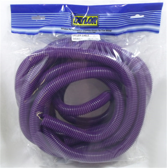 Taylor Cable 38851 Convoluted Tubing; 0.75 in. I.D.; 25 ft.; Purple; - Truck Part Superstore