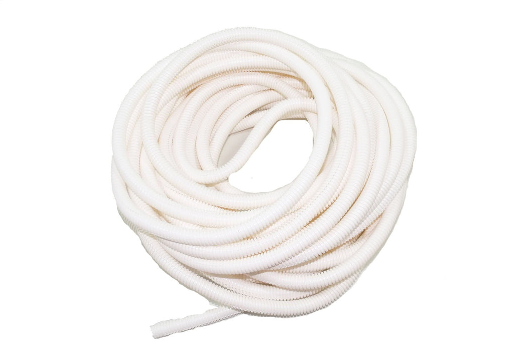 Taylor Cable 38922 Convoluted Tubing; 0.25 in. I.D.; 50 ft.; White; - Truck Part Superstore