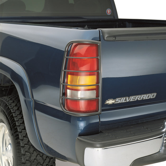 Westin 39-3285 Sportsman Tail Light Guard Black; Stainless Steel; Pair; - Truck Part Superstore