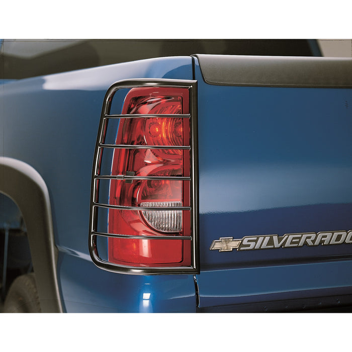 Westin 39-3285 Sportsman Tail Light Guard Black; Stainless Steel; Pair; - Truck Part Superstore